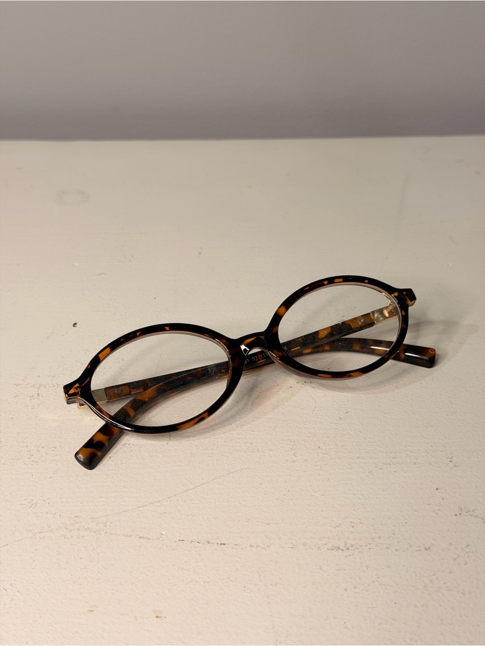 Tortoiseshell Oval Blue light Glasses